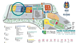 foire européenne 2023 plan stand