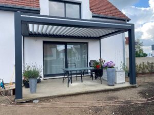 poseur pergola bioclimatique Drusenheim