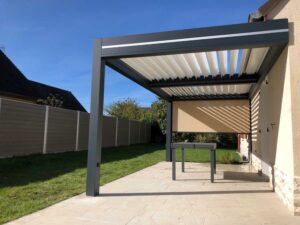 pose pergola bioclimatique aube 10