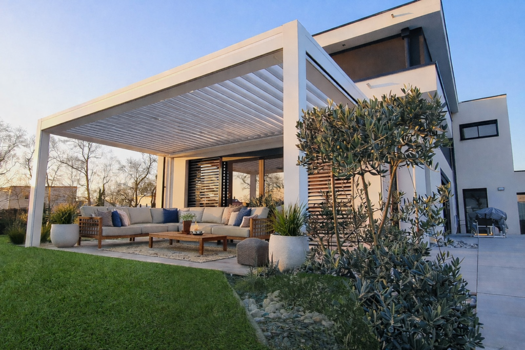 Pergola bioclimatique sur mesure