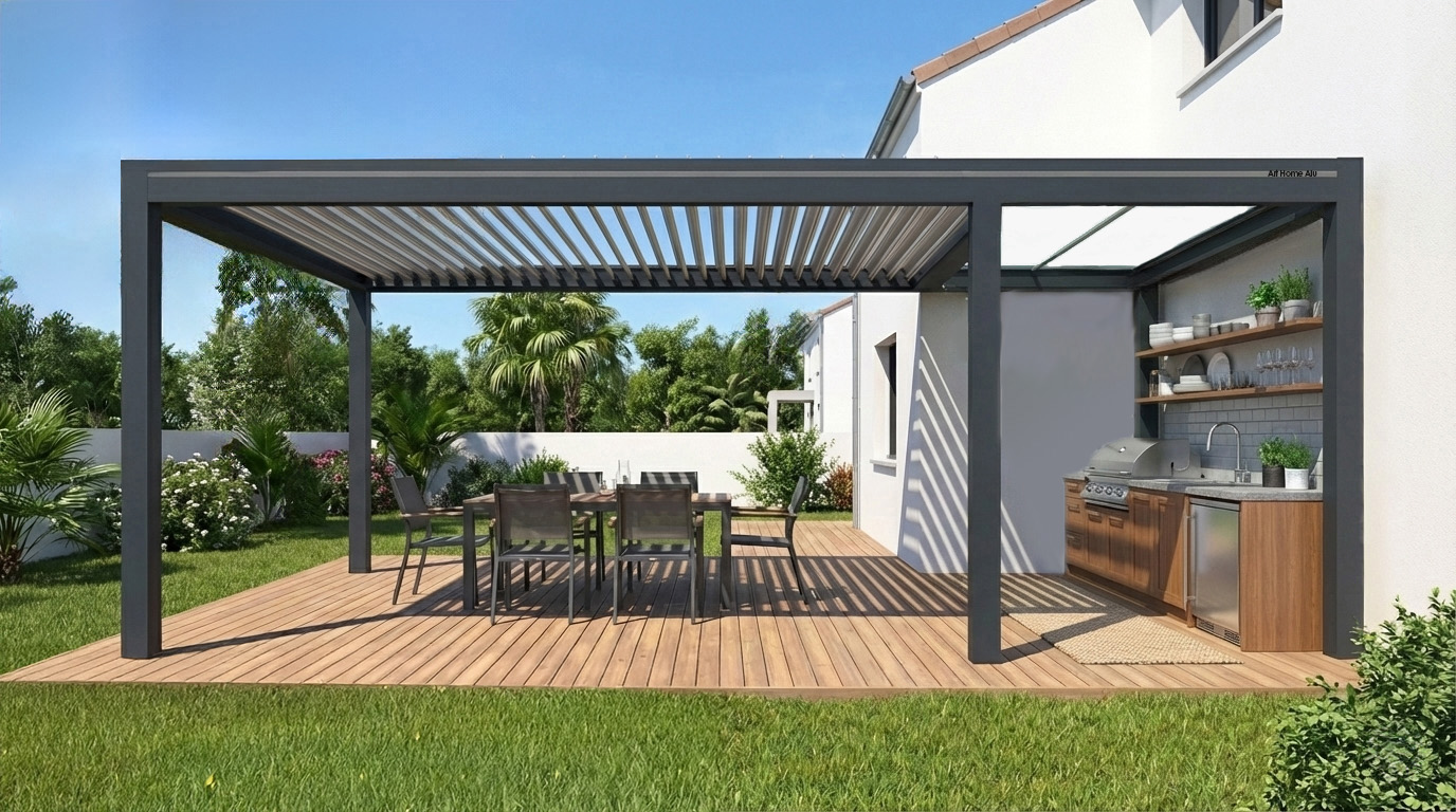mi carport mi pergola pour un jardin sublimé